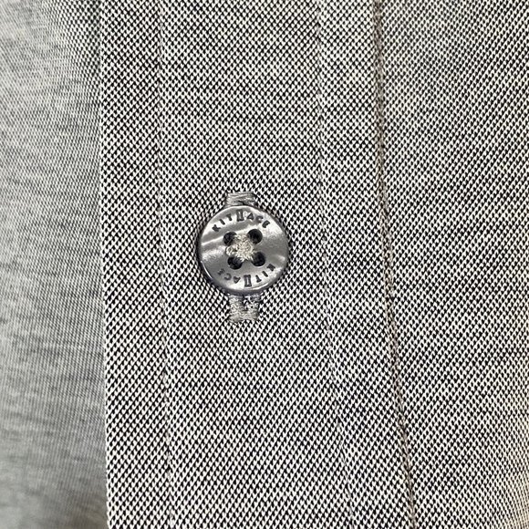 Kit And Ace City Tech Performance Button Down Shirt Light Gray Men’s Large L - Picture 3 of 8